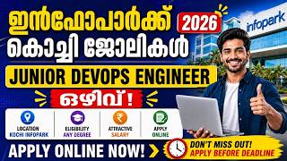 🚀 Infopark Kochi Jobs 2026 | Junior DevOps Engineer Recruitment | Apply Online Now