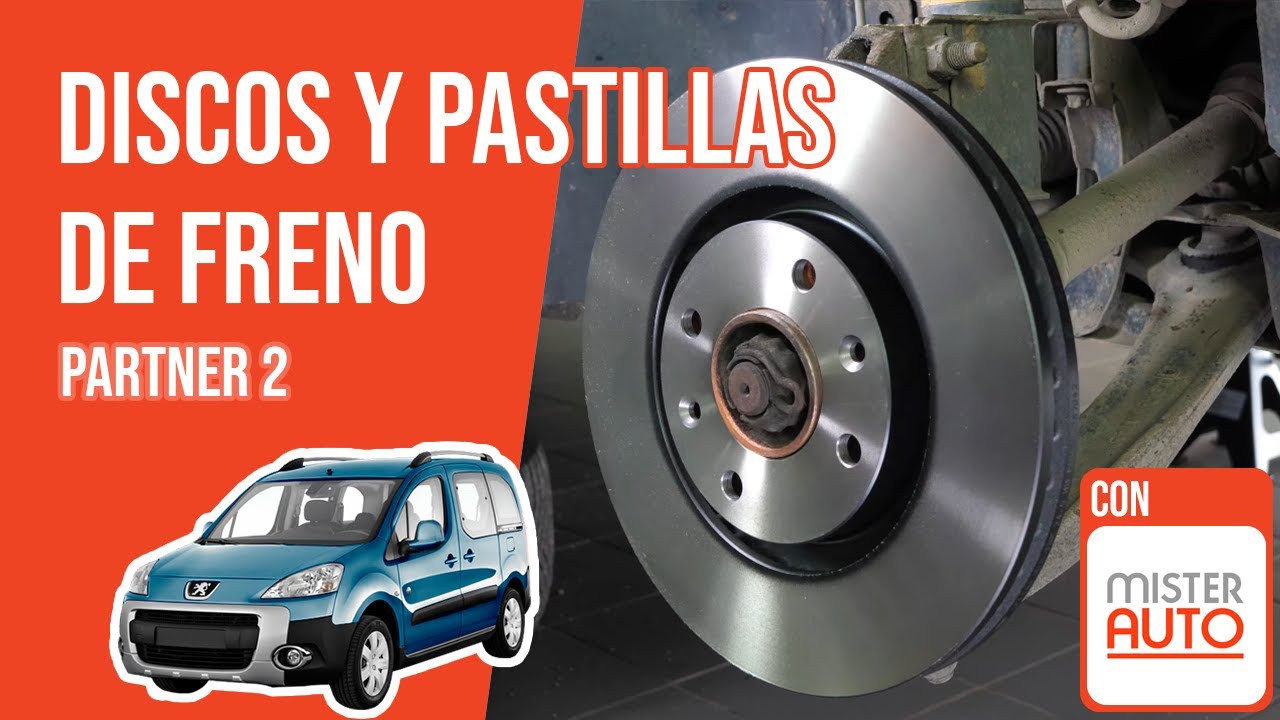 Cómo cambiar los discos y las pastillas de freno delanteros Partner 2 🚗 