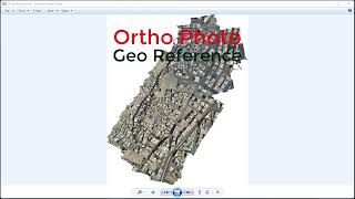 Geo Referece Ortho Photo Raster Image Add Connect to Autocad Civil3d
