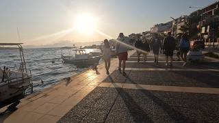 Walking Through Çeşme Streets To The Beautiful Seaside Türkiye| (4K 60Fps)