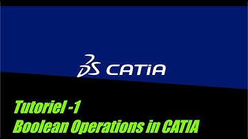 BOOLEAN OPERATION | CATIA V5 ADD, REMOVE, INTERSECT BOOLEAN | HOW TO USE BOOLEAN OPÉRATION BOOLÉENNE