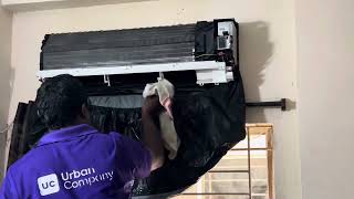 Split ac cleaning