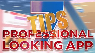 7 Tips To Create More PROFESSIONAL Looking FlutterFlow Apps! Wealth