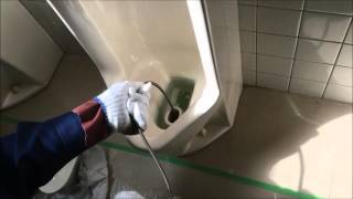【小樽・札幌 ㈱北日本消毒】　尿石の付着による トイレの詰まり解消