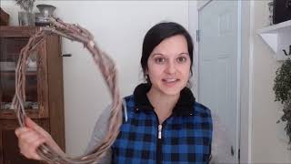 Make your own NATURAL, reusable wreath frame!