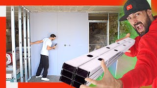 How to MAKE a PLADUR Wall with 70mm Profiles ✅ Partition with Acoustic Plate GYPFOR DRYWALL