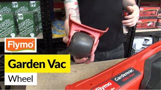 FLYMO Genuine GardenVac Plus Turbo Leafshredder Garden Hoover Wheel FLY036 FLYMO Genuine GardenVac Plus Turbo Leafshredder Garden Hoover Wheel FLY036
