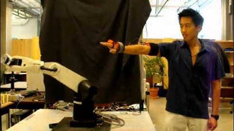 Robot arm with Xsens MTx