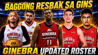 GINEBRA UPDATED AND COMPLETE LINE UP I 2026 PBA SEASON 50 GOVERNORS CUP