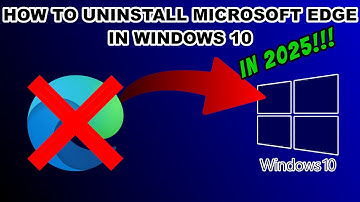 How to remove Microsoft Edge from your Windows 10 PC #Uninstall #Microsoft #Edge #Windows10 #2025