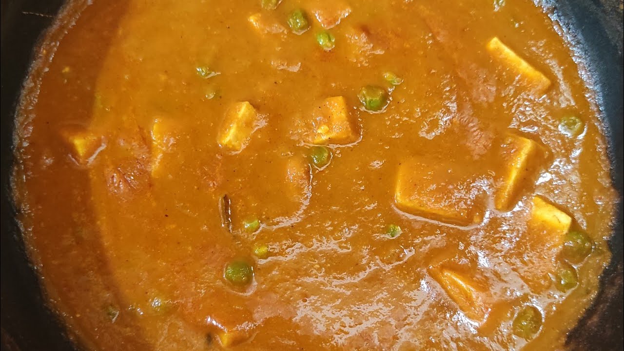 Paneer Peas Gravy Paneer Gravy Best Sidedish for Naan,Chapathi
