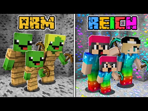 ARME FAMILIE vs REICHE FAMILIE IN MINECRAFT (Deutsch/HD)