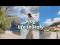 Italy Vlog | A day in my life in Milan Italy: day trip  going to the Lake near Lecco | Life in Italy