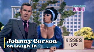Johnny Carson on Laugh-In | Clip Reel | Rowan & Martin's Laugh-In