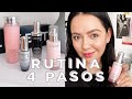 Rutina facial anti estrés de 4 pasos usando Hydra Zen Glow de Lancôme + Código México