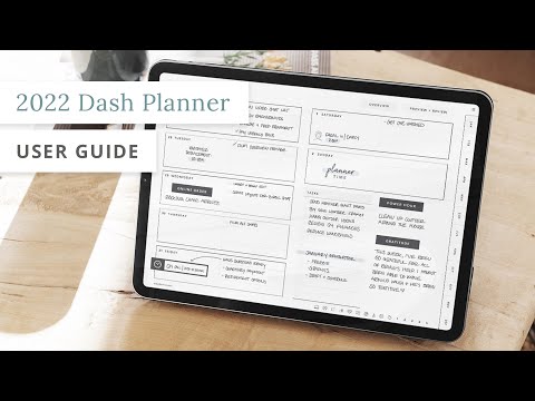 Video How to Use the 2022 Dash Planner - Digital Planner... - youtube