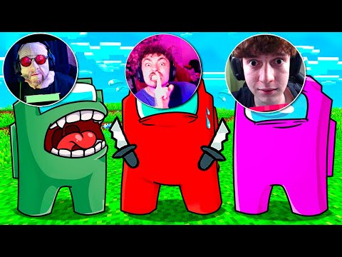 ПРЕДАТЕЛИ ВСЕГДА ИГРАЮТ С ВКЛЮЧЕННЫМИ ВЕБКАМИ В AMONG US МАЙНКРАФТ!