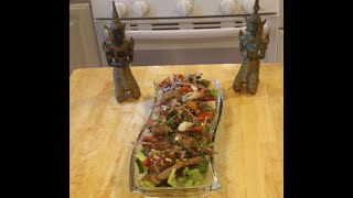 Moo Manao Thai Recipe Spicy Pork Salad หมูมะนาว