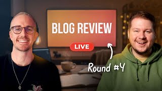 Live Website Reviews (Round 4) with RightBlogger Founders