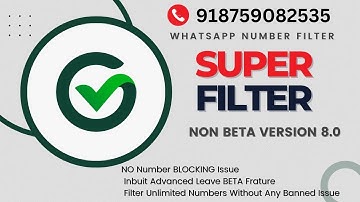 Bulk Number Checker Software | New Super Filter 2023| No Banned issues