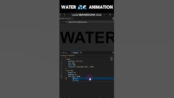 Water Wave Text Animation using Html CSS Only  #textanimation #cssanimation #csshovereffect  #html