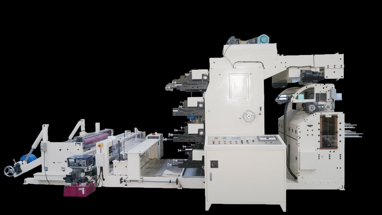 Flexo Printing and Punching Machine for paper cup - YouTube