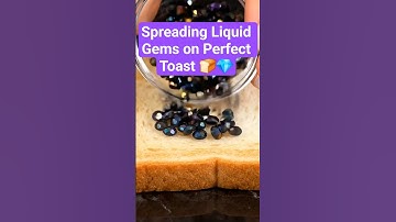 Spreading Liquid Gems on Perfect Toast 🍞💎 (ASMR Satisfying Sounds)