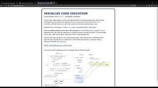 Tutorial - Introdução a Programação - Usando PythonTutor