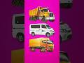 MOBIL TRUK DUMP RODA TANK, MOBIL MBG DAN MOBIL BOX RODA TANK #shorts #puzzle