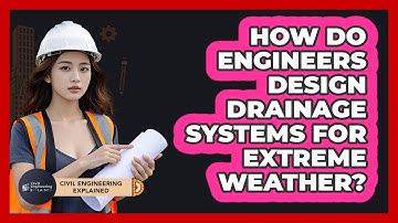How Do Engineers Design Drainage Systems For Extreme Weather? - Civil Engineering Explained
