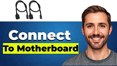 Connecting VDG Cable to Motherboard