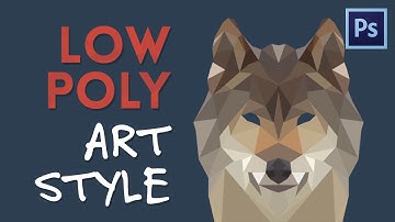 Low Poly Artwork from Photographs | Photoshop Tutorial