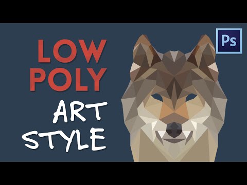 Low Poly Artwork from Photographs | Photoshop Tutorial