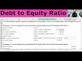 4 Debt To Equity Ratio Financial Ratios