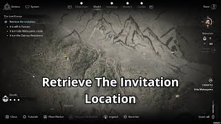 Retrieve The Invitation Location - Assassin's Creed Shadows