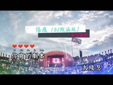 伤痕(DJ默涵版) - 莫叫姐姐【备有清晰版伴奏】