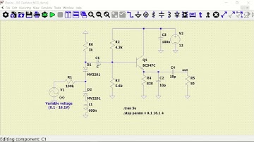 RF Voltage-Controlled Oscillator (VCO) in LTspice