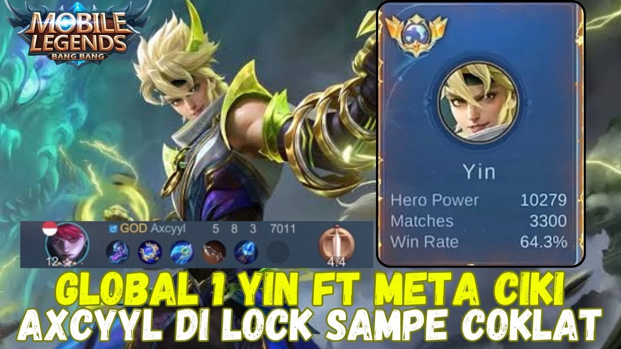 GAME PLAY TOP GLOBAL 1 YIN Ff META CIKI‼️ JULIAN Axcyyl DILOCK SAMPE ...