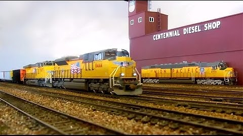 HO Scale: MASSIVE 110 car Union Pacific Coal Drag