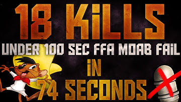 MW3: UNDER 100 SEC FFA MOAB FAIL (18 Kills - 74 Seconds)