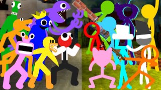 New Rainbow Friends But Animation Sings It (New Phases) 🎶 FNF New Mod (Roblox Rainbow Friends)