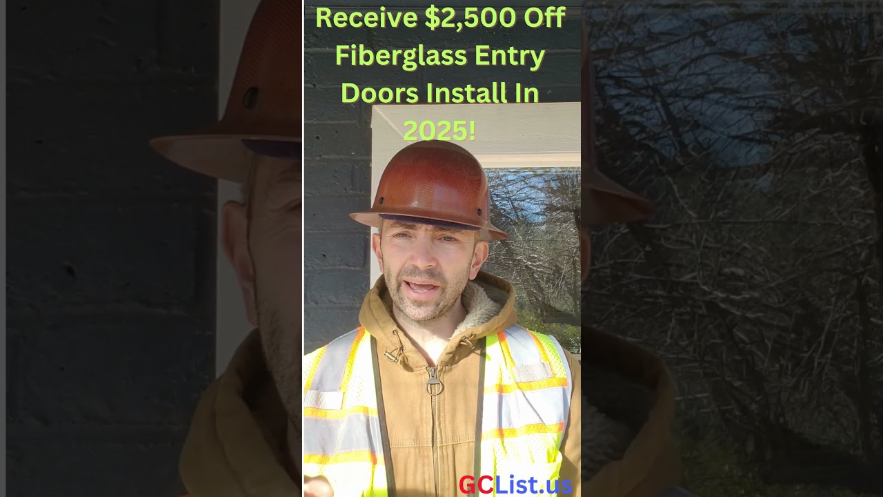 Receive $2,500 Off Your Fiberglass Entry Doors Installation In 2025 - Greater Sacramento Area.