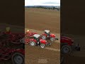 Side by side or in furrow behind... work together. #agrartechnik #masseyferguson #horsch