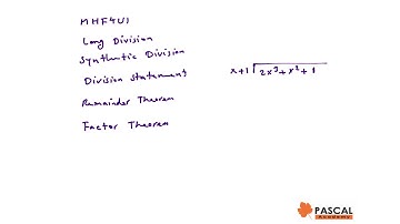 MHF4U-Advanced Functions-Lesson 5-Factor Theorem