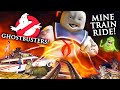 Ghostbusters mine train coaster  dark ride pov cc