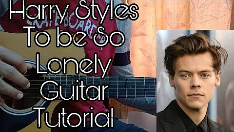 To be so lonely - Harry Styles // Easy Guitar Tutorial,Main Riff