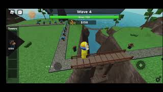 PLAYING WITH THE SHORTEST MAP|Tower Battles solo Ep.2