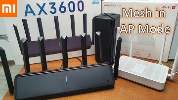 How to Setup Xiaomi Router AP Mode and Mesh Network | Wi-Fi 6 Repeater