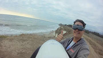 FPV Slope Soaring with Runcam Split 2 and Headtracking