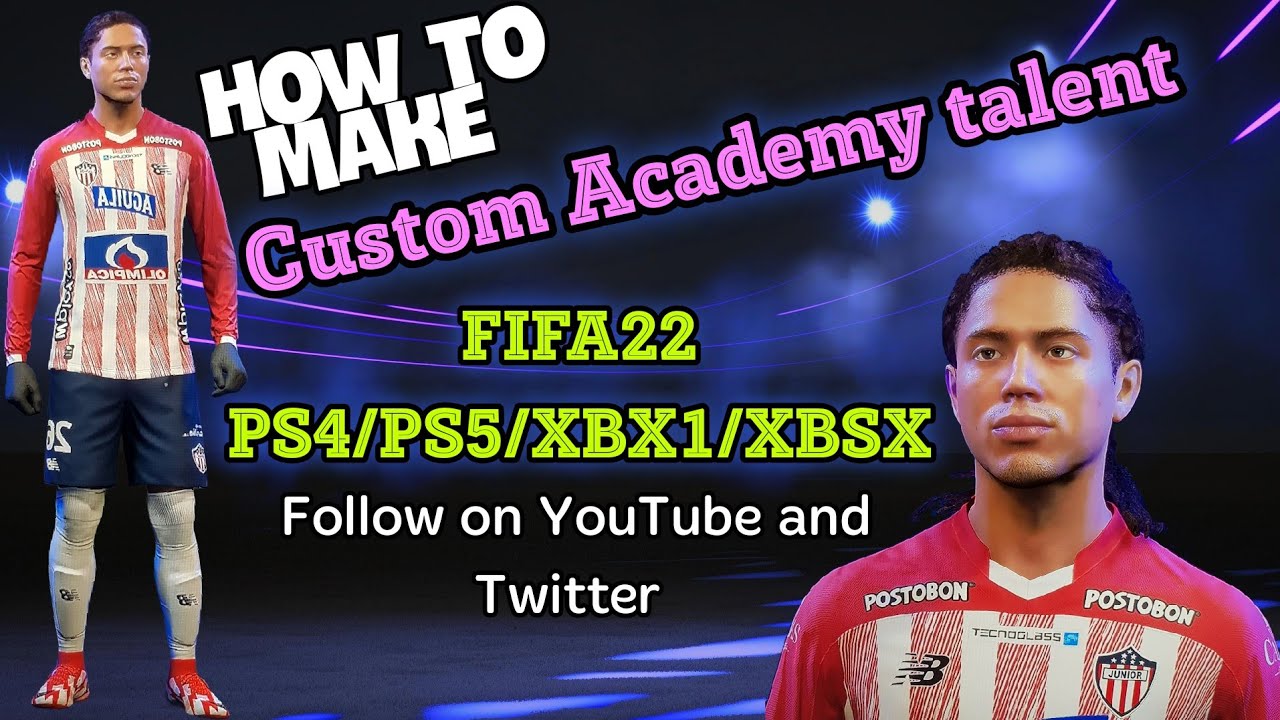 How to make your own Academy talent FIFA 22 (Home Grown Talent) YouTube